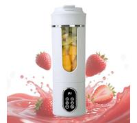 Display digitale spremiagrumi con display LED, bottiglia di succo fresco a 12 lame a 4 modalità, frullatore multimodale adatto alla dieta, ricaricabile tramite USB, portatile, per frullati e frullati