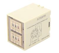 Display Digitale Timer Relè, Modulo Ritardo Ciclo Regolabile, Ritardo Tempo Flessibile ATS5PR 58x41x84mm - Alta Precisione, Ampia Gamma Ritardo, Controllo Industriale Affidabile (CC 12 V)