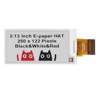 Display E-Paper RBW da 2,13 pollici, compatibile con Arduino/Raspberry Pi, risoluzione 250 x 122 Ultra-Low Power E-Ink Screen for Shelf Labels, Digital Signs, Industrial Instruments, and Conference