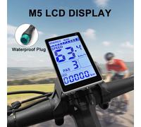 Display Ebike S866 S900 M3 M5 UKC1 S966 Display LCD 24V36V48V SM/Spina di collegamento impermeabile compatibile con controller JN black 5pin