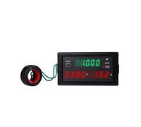Display Elettrico CA 100A Tensione Corrente Fattori di Potenza Attivi KWH Voltmetro Amperometro Misuratore di Pannello Energia Wattmetro Reset,B