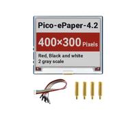 Display EPaper da 4,2 Pollici per Raspberry Pi e-Ink Rosso/Bianco/Nero 400x300 Pixel Schermo di Interfaccia di Comunicazione SPI