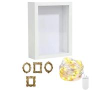 Display Frame - Keepsake Storage Case, Hanging Decor Unit, Elegant Metalic Border, Compact Memory Organizer | Aniversary Token, Celebration Piece, Home Styling, Room Decoration, Sentimental Collect