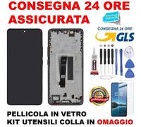 DISPLAY FRAME ORIGINALE AMOLED XIAOMI REDMI NOTE 13 PRO+ PLUS 23090RA98C SCHERMO