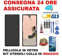 DISPLAY FRAME ORIGINALE GOOGLE PIXEL 6A GX7AS GB62Z G1AZG TOUCH VETRO + SENSORE