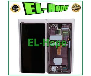 DISPLAY FRAME ORIGINALE SAMSUNG S22 ULTRA SM-S908 TOUCH BURGUNDY GH82-27488B
