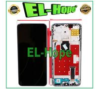 DISPLAY FRAME PARI ORIGINALE SERVICE HONOR X8A CRT-LX1 LX2 TOUCH SCREEN SILVER