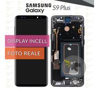 Display + Frame Schermo INCELL Samsung Galaxy S9 Plus SM-G965 nero +KIT&COLLA