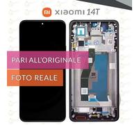 Display + Frame Schermo OLED Xiaomi 14T (2406APNFAG) / nero +KIT&COLLA