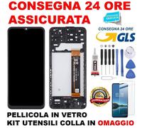 DISPLAY FRAME TOUCH PARI ORIGINALE SERVICE SAMSUNG A13 4G SM-A137 F FLAT BOE B6