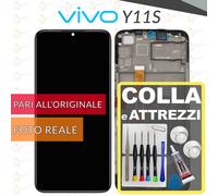 DISPLAY FRAME VIVO Y11S V2028 SCHERMO LCD + TOUCH SCREEN VETRO +COLLAeKIT