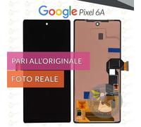 DISPLAY GOOGLE PIXEL 6a GX7AS GB62Z G1AZG GB17L SCHERMO OLED + FRAME VETRO TOUCH