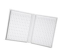 Display grafico con 216 colori per unghie, quaderno di smalti per gel per unghie, cartella colori gel per unghie per saloni di bellezza, nail art fai da te a casa(bianco)