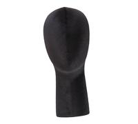 Ｚｉａｌｏｆｉ Display Head Mannequin Head Model Styling Display Hat Stand per le cuffie Salon, Nero