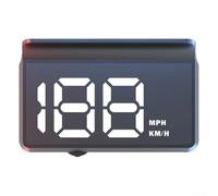 Display Head Up GPS per auto | Tachimetro digitale con caratteri grandi | Regolazione automatica della luminosità | Allarme velocità eccessiva | Interruttore KM/H e per MPH | HUD alimentato USB per