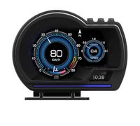 Display Head-Up intelligente for auto OBD2 GPS HUD digitale Tachimetro Turbo RPM Allarme