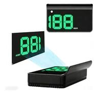 Display Head-Up per Auto Con Gps E Tachimetro Digitale, Display Hud per Parabrezza Indicazione Della Velocità in Mph, Caratteri Grandi per Una Facile Lettura, Sensore Di Luce Automatico(Green,MPH)