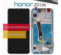 DISPLAY HONOR 20 LITE HRY-LX1T L21T SCHERMO LCD + VETRO TOUCH SCREEN + FRAME BLU