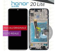 DISPLAY HONOR 20 LITE HRY-LX1T L21T SCHERMO TOUCH SCREEN LCD VETRO FRAME NERO