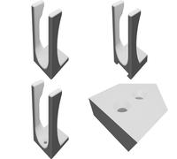 Display Hook Wall Mount for Baseball Softball Bat Storage Sports Equipment