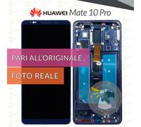 DISPLAY HUAWEI MATE 10 PRO OLED BLA-L09 -L29 LCD TOUCH SCHERMO FRAME VETRO BLU