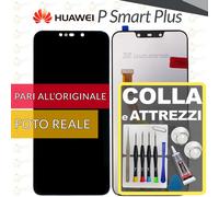 DISPLAY HUAWEI P SMART PLUS INE-LX1 INE-LX2 SCHERMO LCD VETRO +COLLAeKIT
