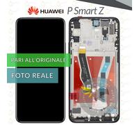 DISPLAY HUAWEI P SMART Z STK-LX1 LX2 SCHERMO LCD VETRO TOUCH SCREEN FRAME NERO