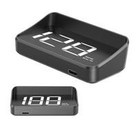 Display HUD a Testa Alta per Parabrezza Auto - Tachimetro GPS Intelligente - HUD Auto Display A Testa Alta - Per Moto Parabrezza Cruscotto Guida Camion Veicolo