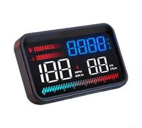 Display HUD OBD2 per auto a gas dal 2008 in poi, con alloggiamento in ABS resistente al calore e letture in tempo reale di velocità RPM e temperatura del motore