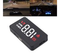 Display HUD per auto, Riloer Head Up Display Proiettore Tachimetro digitale con display HD da 3 pollici, interfaccia OBDII o EUOBD, RPM, temperatura dell'acqua, tensione, allarme di velocità eccessiva