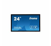 Display IIYAMA 24 Touchscreen PCAP vetro senza cornice IPS 10 punti 1920x1080 5ms 400 cd/m2 1xDisplayport 1xHDMI HPs 2x1W 2xUSB / T2455MSC-B1 - Nouvo