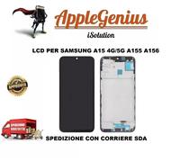 DISPLAY incell FRAME PER SAMSUNG GALAXY A15 4G SM-A155 /A156 5G TOUCH SCREEN LCD