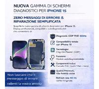 Display iPhone 12 13 14 15 No Messaggio Errore True Tone versione 60/120Hz