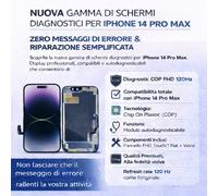 Display iPhone 12 13 14 15 No Messaggio Errore True Tone versione 60/120Hz