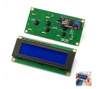 Display LCD 20 x 4 2004, modulo LCD 20 x 4 con TWI IIC I2C, schermo 5 V, modulo di visualizzazione LCD 2004 con adattatore integrato per microcontroller Arduino ESP32 ESP8266 Raspberry Pi Pico (blu