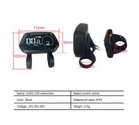 Display LCD Bici Elettrica DZ43 con Indicatori Velocit?? e Ingranaggio per Per B