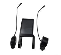 Display LCD centralizzato per Kugoo e-scooter di ricambio con connettore 3 pin, 4 pin, alloggiamento in ABS, colore nero, con interruttore a leva dell'acceleratore, 12 x 10 x 3 cm