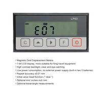 Display LCD con sistema di misurazione magnetico incorporato integrato per la fresatura della pietra, legno, display DRO con scala magnetica LP02