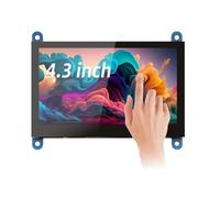 Display LCD da 4,3 Pollici 800x480 con Schermo Touch Capacitivo per Raspberry Pi 5 4B 3B 3B 2B B+ B 3 per ZERO W per ZERO