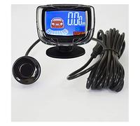 Display LCD Del Radar Parcheggio Inverso Con 4 Sensori Di Rilevamento Del Monitor Del Radar Parcheggio Backup Cicalino+discorso sensori parcheggio(Nero)