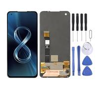 Display LCD del Telefono Cellulare Schermo LCD AMOLED per per for ASUS Zenfone 8 ZS590KS-2A007EU I006D con Digitalizzatore Assemblaggio Completo (Nero) Parte di Riparazione