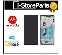 DISPLAY LCD FRAME NERO ORIGINALE SERVICE MOTOROLA G85 5G XT2427 TOUCH SCHERMO