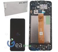 DISPLAY LCD FRAME ORIGINALE 100% SAMSUNG SERVICE PACK GALAXY A12 2020 A125 NERO