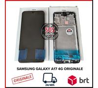 DISPLAY LCD FRAME ORIGINALE SAMSUNG A17 4G SM-A175 VETRO SCHERMO TOUCH