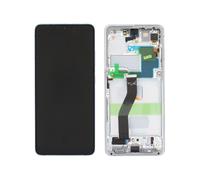 DISPLAY LCD FRAME ORIGINALE SAMSUNG GALAXY S21 ULTRA SM-G998 TOUCH SCREEN SILVER
