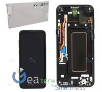 DISPLAY LCD FRAME ORIGINALE SAMSUNG SERVICE PACK GALAXY S8+ PLUS SM-G955F NERO