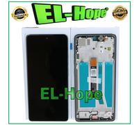 DISPLAY LCD + FRAME ORIGINALE SERVICE MOTOROLA MOTO G75 5G XT2437 TOUCH VERDE