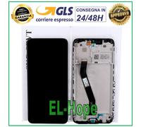 DISPLAY LCD + FRAME ORIGINALE XIAOMI REDMI 8 M1908C3IG TOUCH SCREEN VETRO NERO