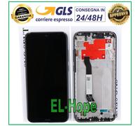DISPLAY LCD + FRAME ORIGINALE XIAOMI REDMI NOTE 8T M1908C3XG TOUCH SCREEN NERO