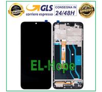 DISPLAY LCD + FRAME PER OPPO REALME NARZO 50A RMX3430 TOUCH SCREEN VETRO NERO